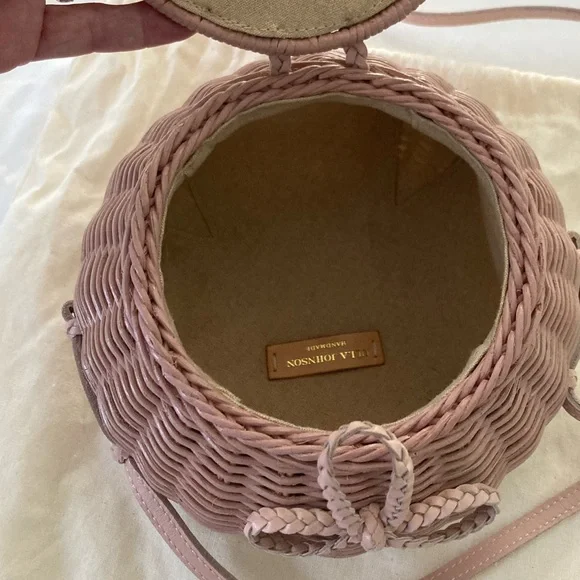 NWOT - Ulla Johnson Blush Rattan Bag - Picture 4 of 10